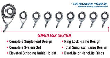 American Tackle Chrome Frame Microwave Guide Set - Casting