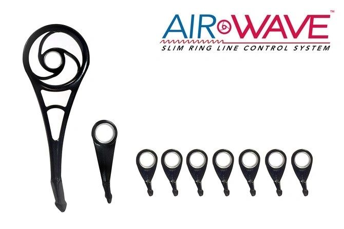 American Tackle Black Frame Airwave Guide Set - Spinning