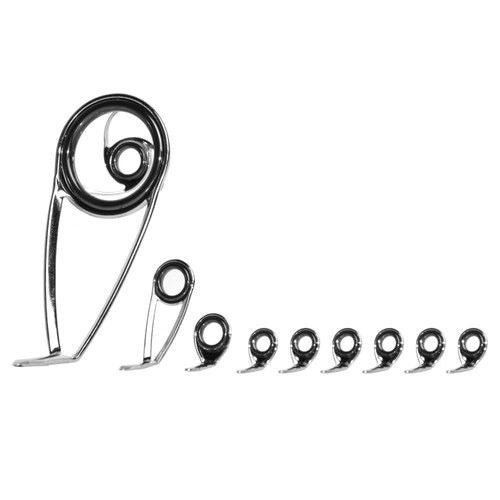 American Tackle Chrome Frame Microwave 20-6 Guide Set - Spinning