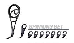 American Tackle Black on Black Airwave Guide Set - Spinning