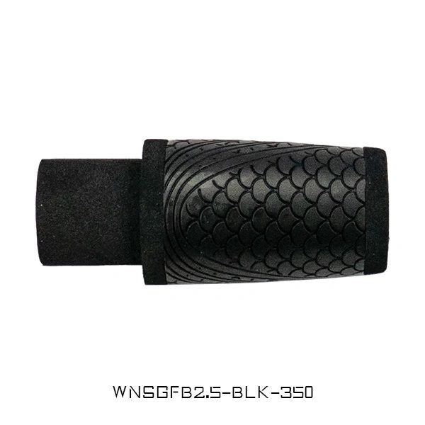 Alps/Winn Split Grip Fighting Butt - 2.5" - Black - WNSGFB2.5-BLK-350