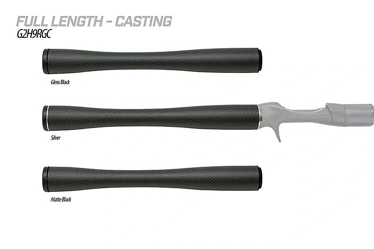 G2 Carbon 9" Full Length Handle Grip Kit for Casting Seat