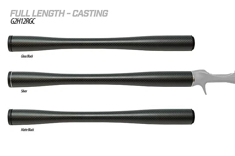 G2 Carbon 12" Full Length Handle Grip Kit for Casting Seat