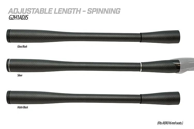 G2 Carbon Full Length Adjustable Handle Grip Kit for AERO-16 Seat -
