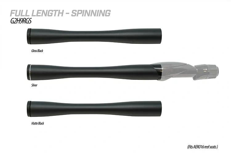G2 Carbon 9" Full Length Handle Grip Kit for AERO-16 Seat