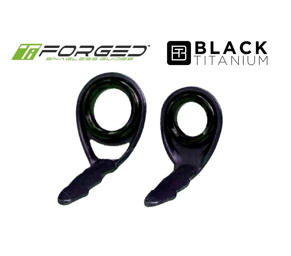 American Tackle TiForged Black Titanium/Nanolite Wide Foot Running Guide