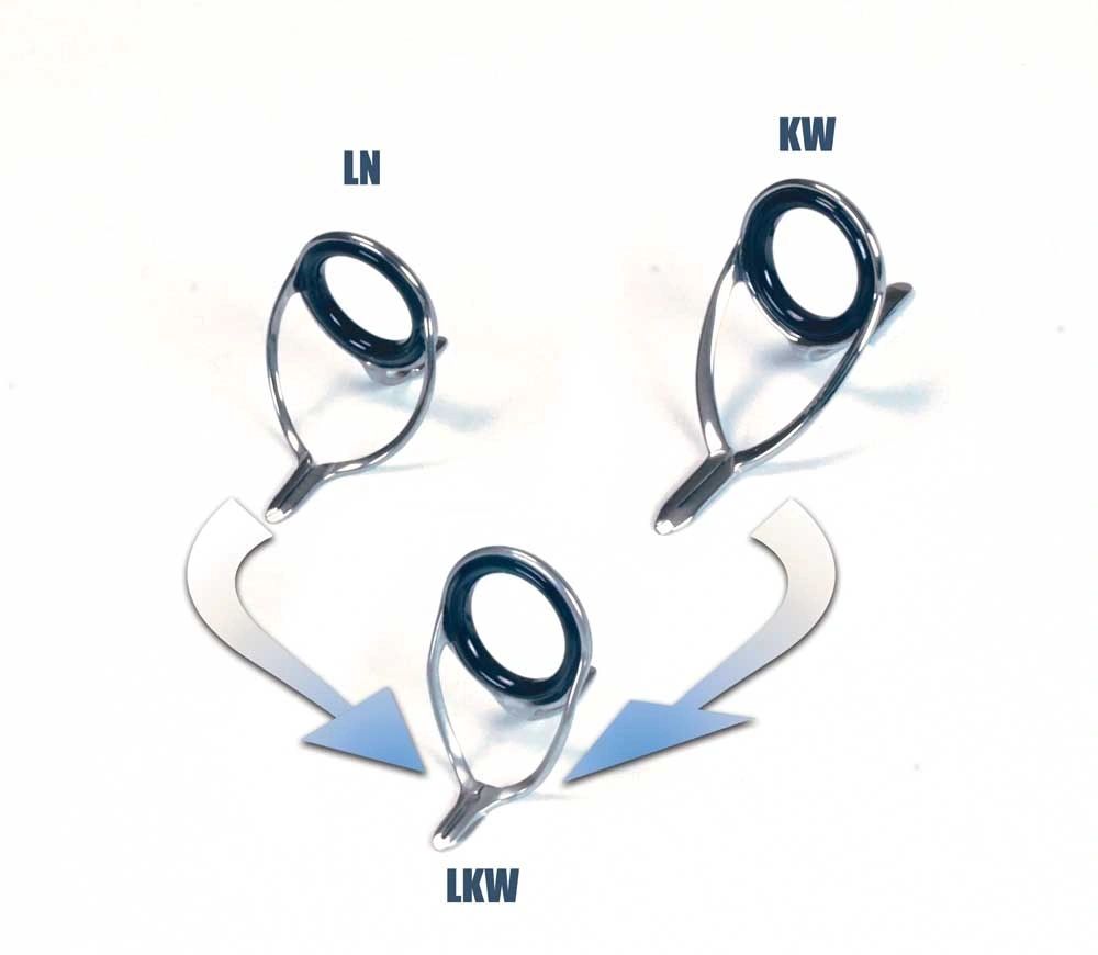 Fuji T2-LKWSG Double Foot Black Titanium/SiC Mid Weight Casting Guide