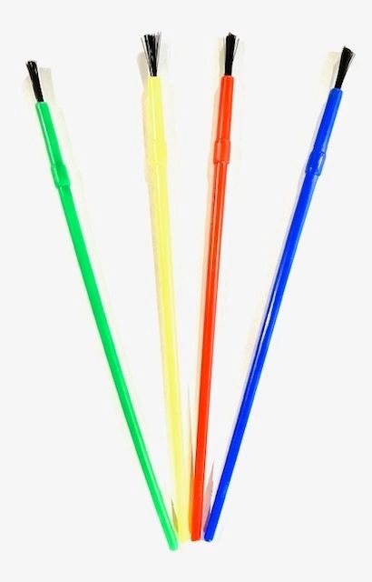 1/4" Disposable Rod Finish Brush