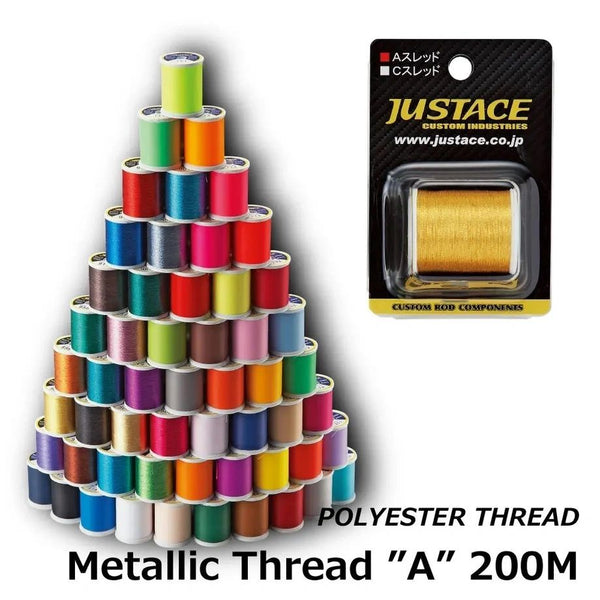 Justace Metallic Wrapping Threads - Voodoo Rods LLC