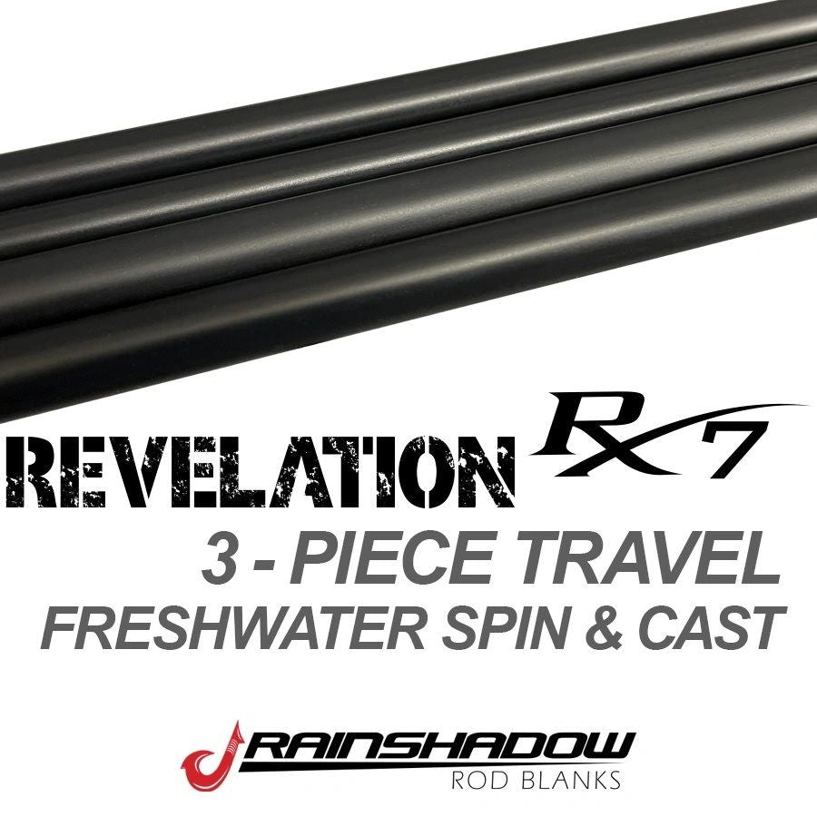 Rainshadow 3PC RX7 Revelation Travel Rod Blanks