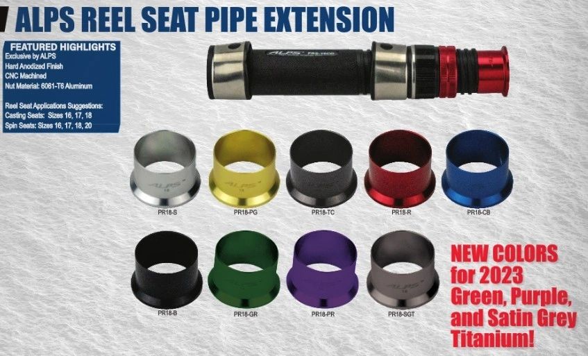 Alps PR Reel Seat Pipe Extension