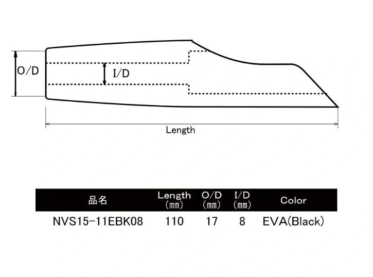 Justace EVA Grip for Fuji NVSS Reel Seats