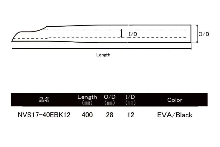 Justace Full EVA Grip for Fuji NVSS17 Reel Seat