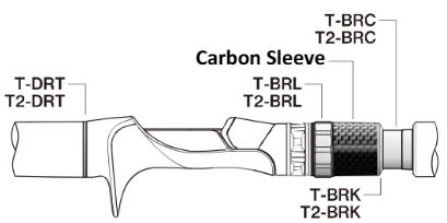 Fuji BRC Titanium Spacer for Size 17&19 TCH Seats