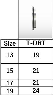 Fuji DRT Titanium Rear Trim Ring for TCH Casting Seats