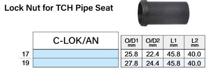 Fuji C-LOK/AN Lock Nut for TCH Pipe Seat