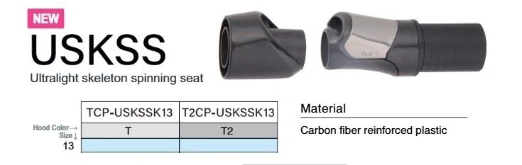 Fuji USKSS TCH (Titanium Carbon Hybrid) Ultralight Skeleton Spinning Reel Seat