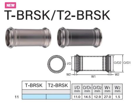 Fuji BRSK Titanium Spacer for TCH Skeleton Seats
