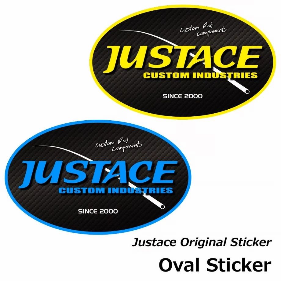 Justace Oval Sticker