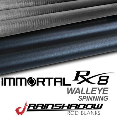Rainshadow Immortal RX8 Walleye Spinning Blanks