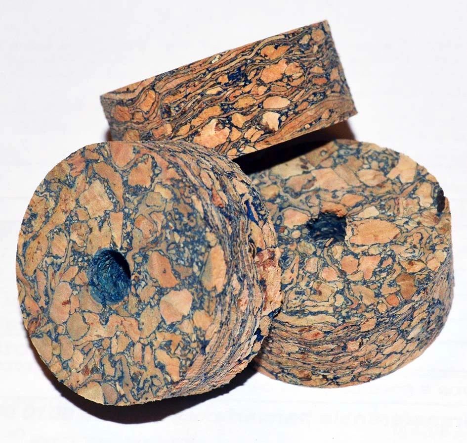 Cork4Us Premium Cork Rings - Burl Blue