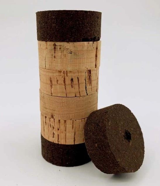 cork rings for fishing poles American Tackle Spotted Rubber Burl Cork Rings provide a stylish accent for custom cork handles Burl Green Cork Rings