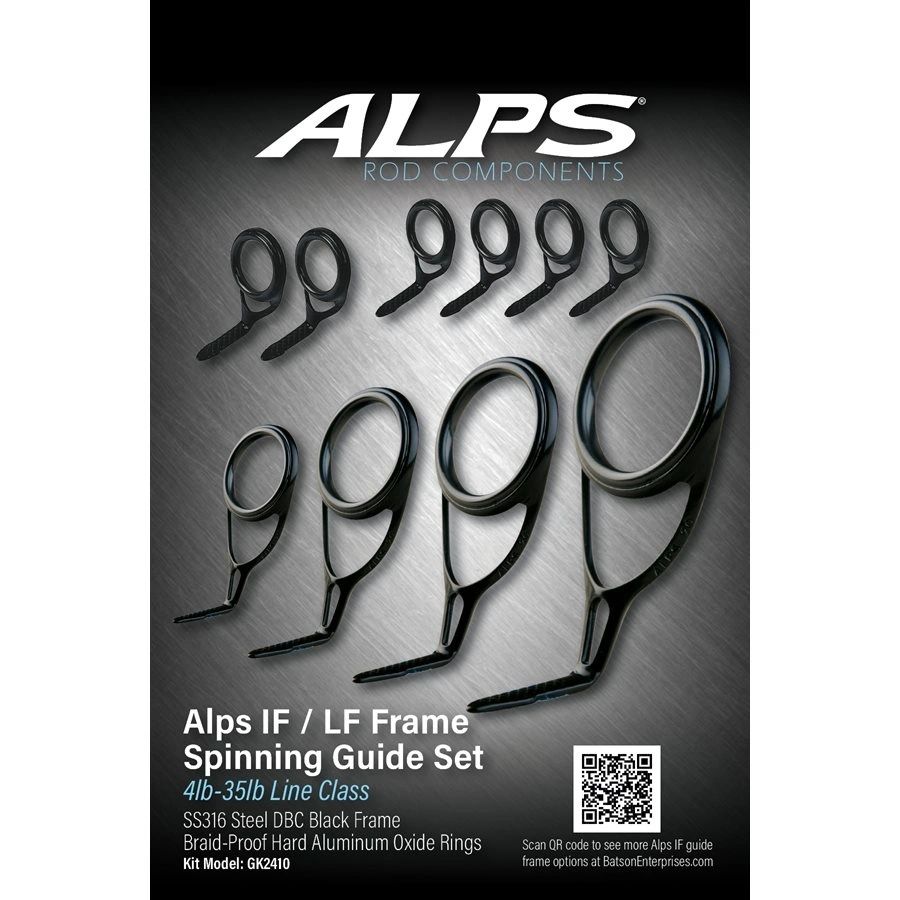 Alps IF/LF Spinning Guide Set - Black