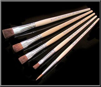 Sable Rod Builder Brushes