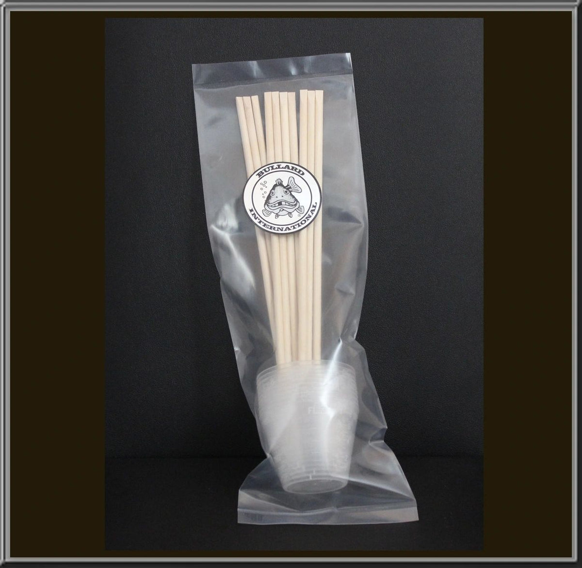 1oz Mixing Cups & 6" Wooden Stir Sticks Set