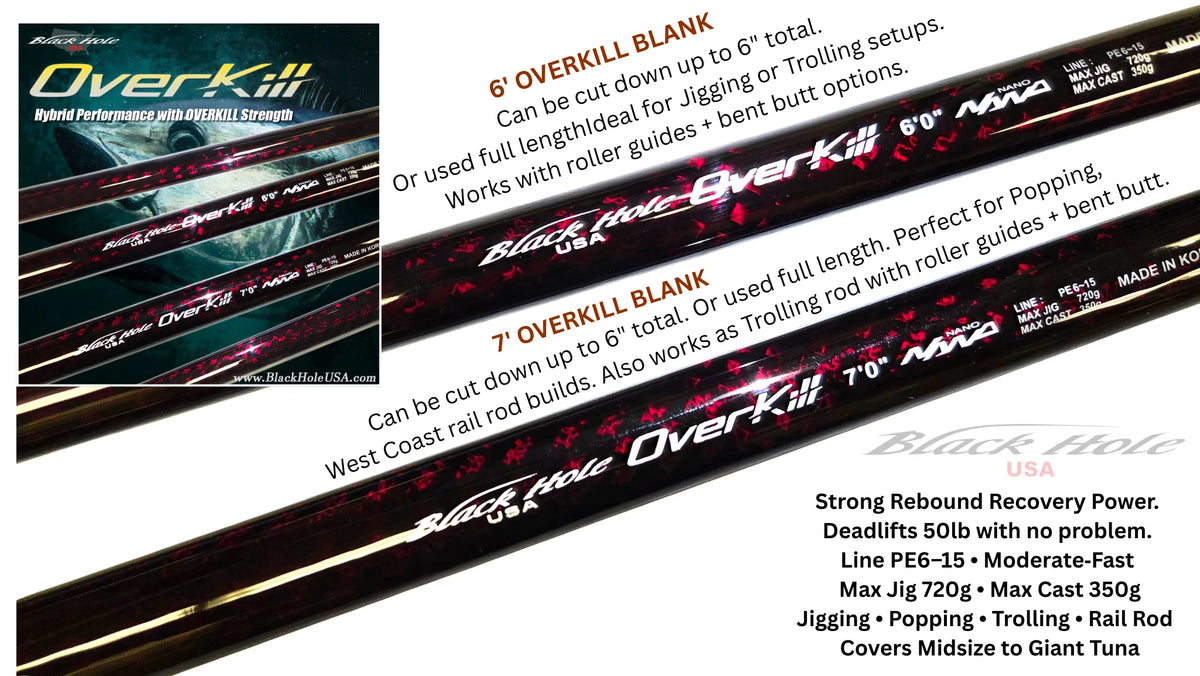 Black Hole Overkill Blanks