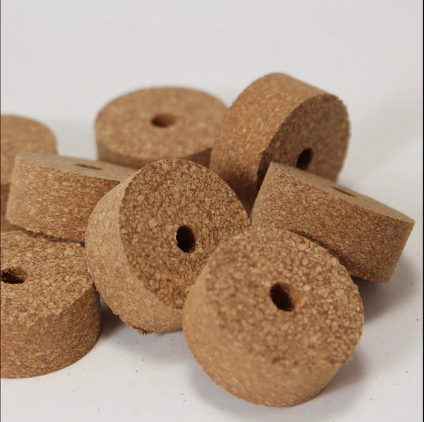 Premium Cork Rings - Red Rubber