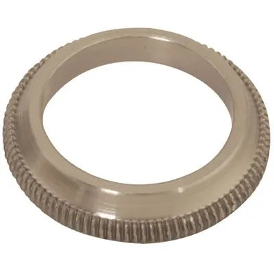 Knurled AWC Aluminum Winding Check - Shiny Gunsmoke